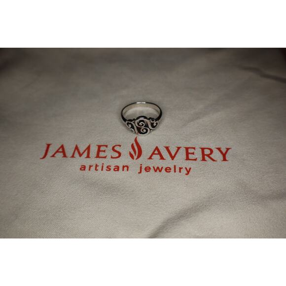 James Avery Spanish swirl ring size 6 in excellent condition Sterling silver - Picture 2 of 6